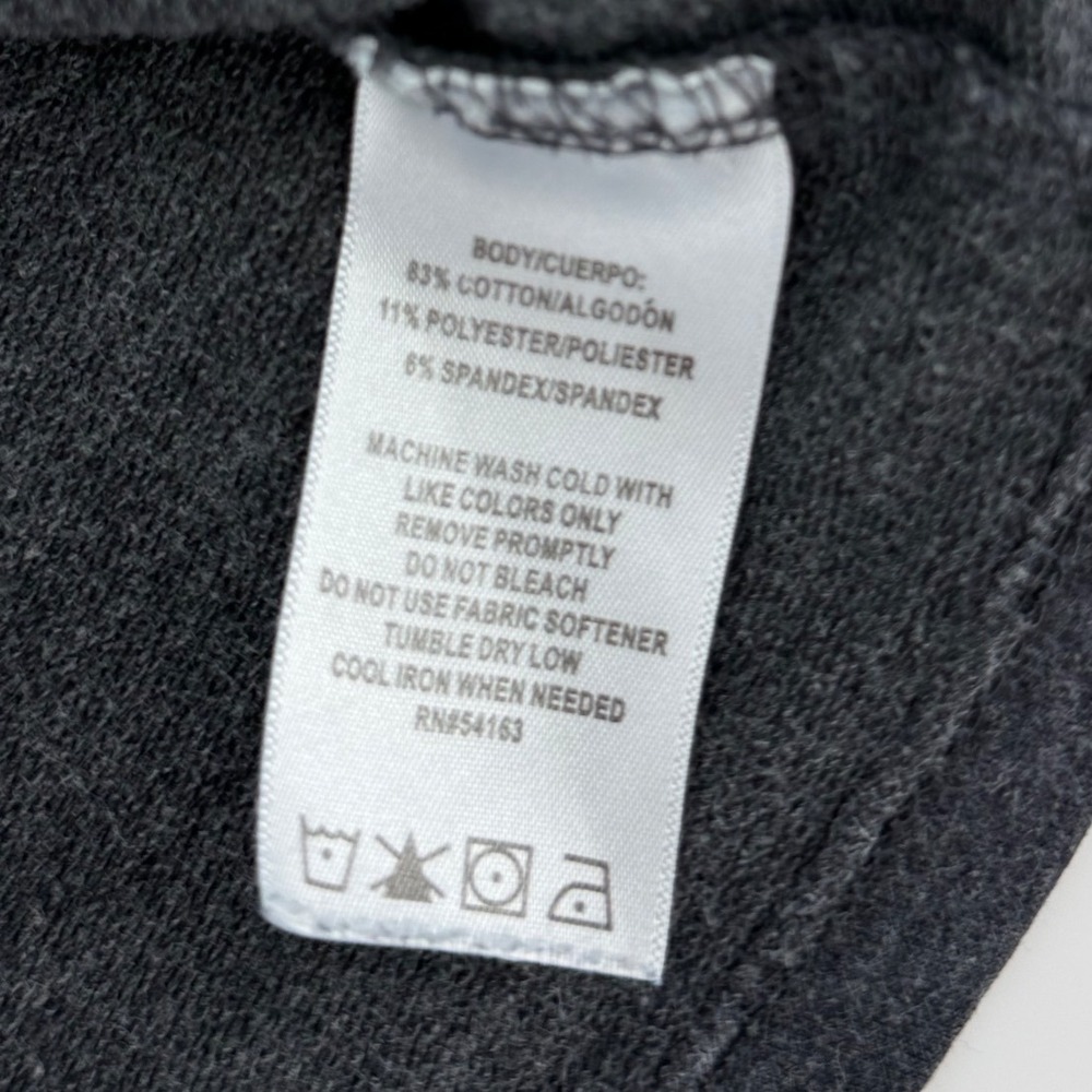 Calvin Klein Performance Ruched Full Zip Jacket Charcoal Grey Thumbholes Small - Picture 6 of 10